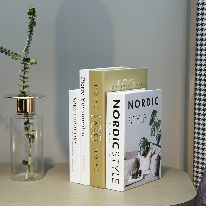 Faux Book Decor.  Fake Book Decoration Props for Home Decor.