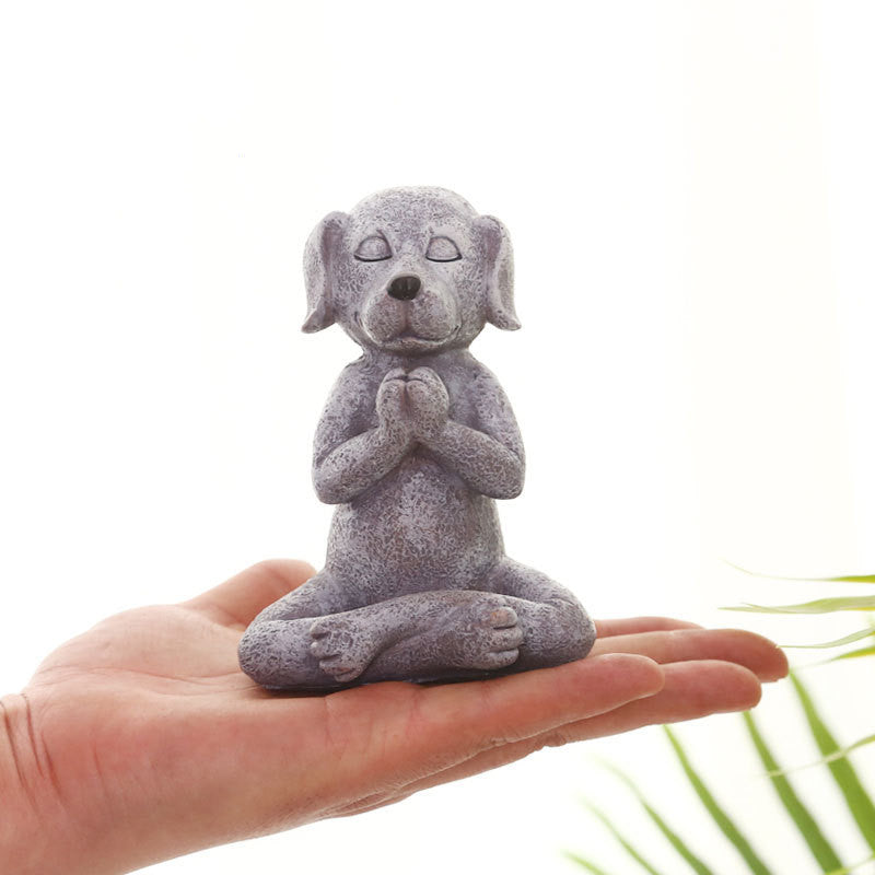 Dog/Cat/Frog Buddha Meditation Dog Statue Zen Statue Decoration