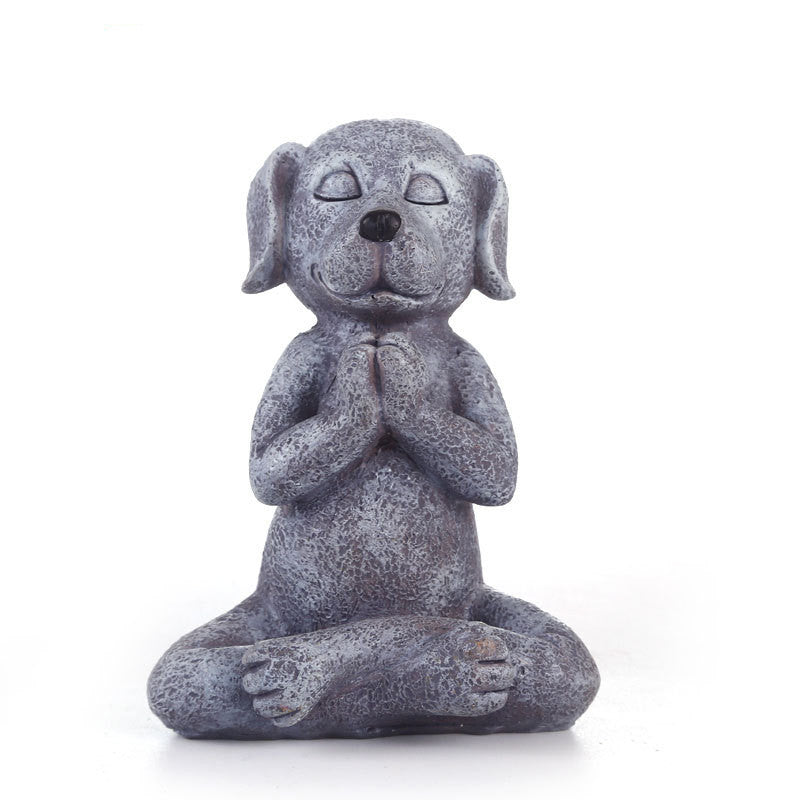 Dog/Cat/Frog Buddha Meditation Dog Statue Zen Statue Decoration