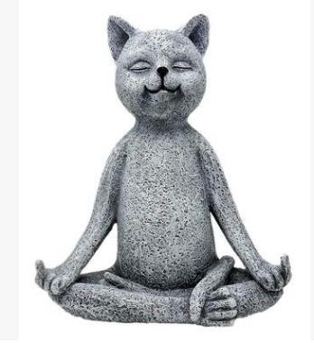 Dog/Cat/Frog Buddha Meditation Dog Statue Zen Statue Decoration