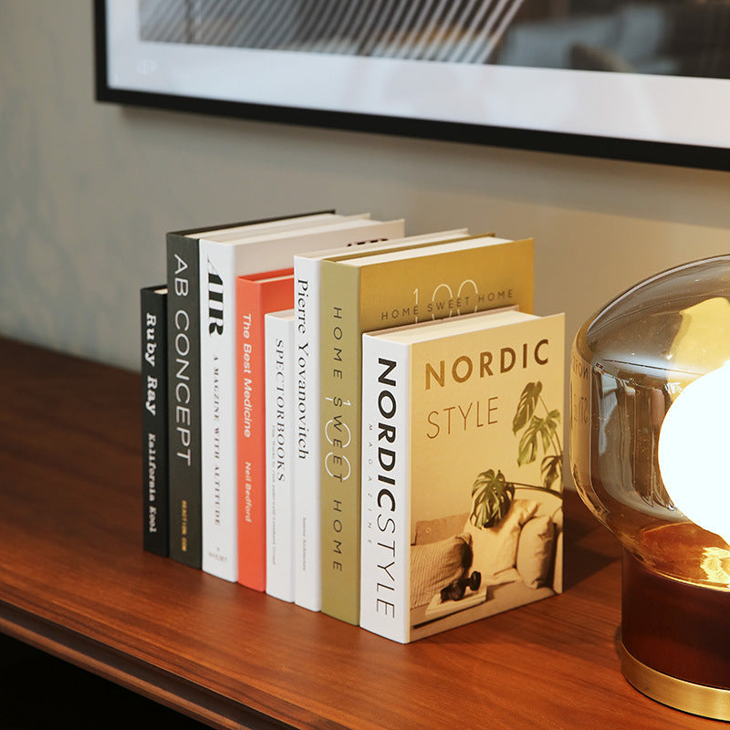 Faux Book Decor.  Fake Book Decoration Props for Home Decor.