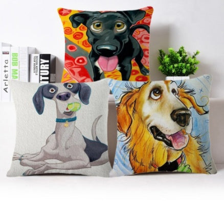 Cartoon Pet Pillowcase (cover only)