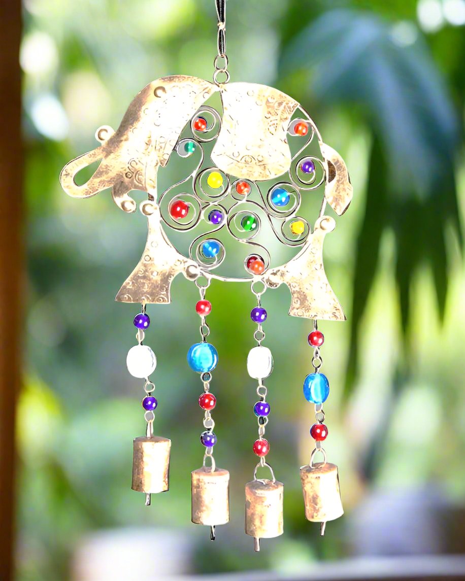 Beaded Elephant Chime